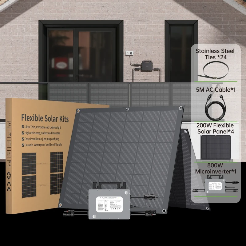 TMISOLAR Balcony Solar System Complete Set