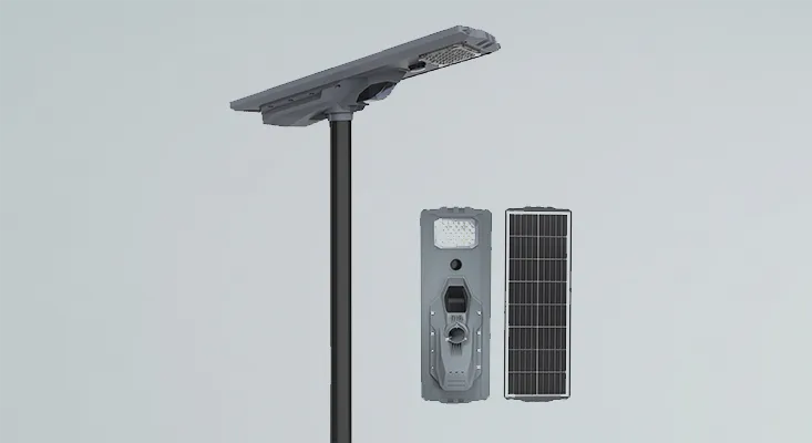 Solar powered outdoor lighting